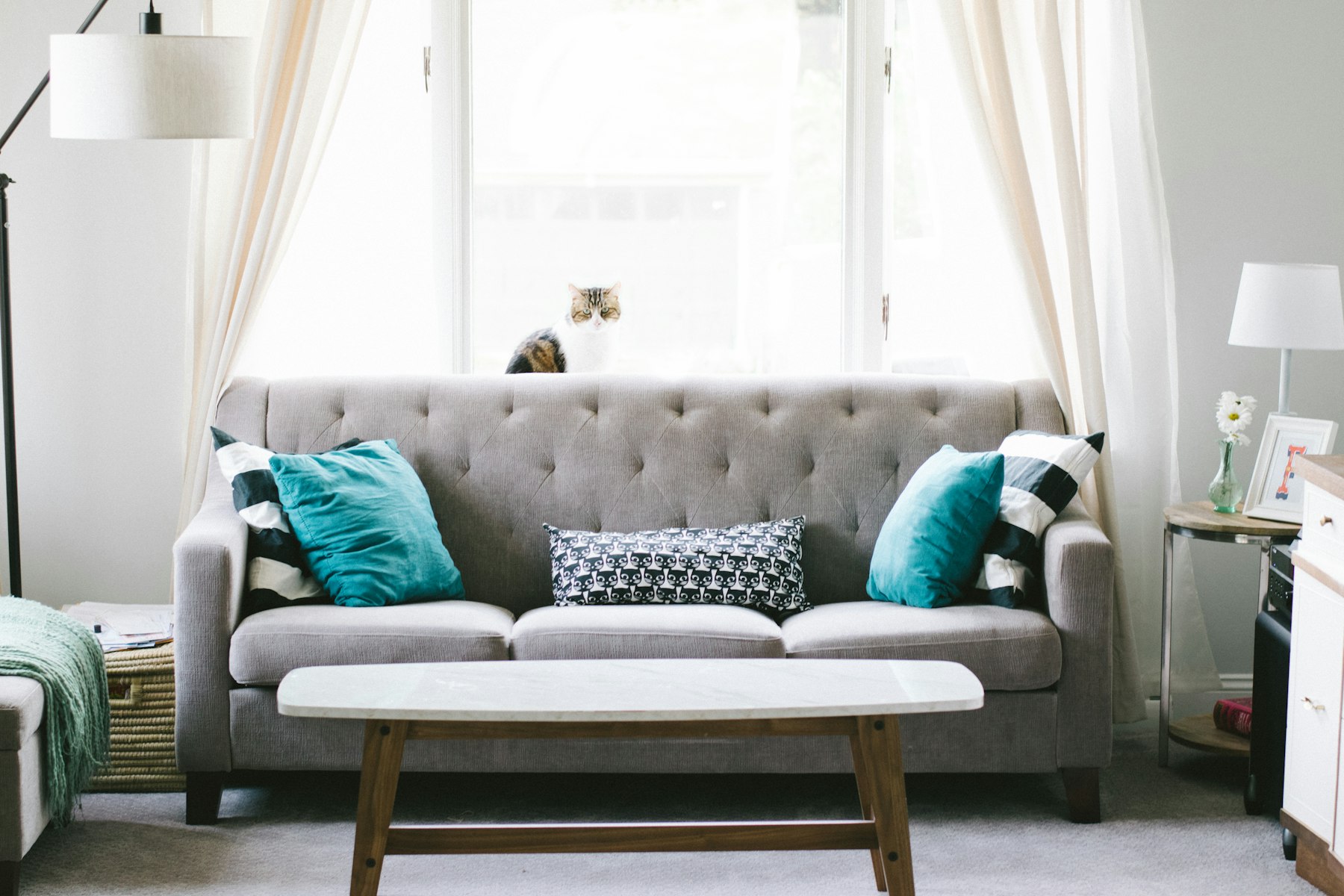Bright workspace and home styling environment